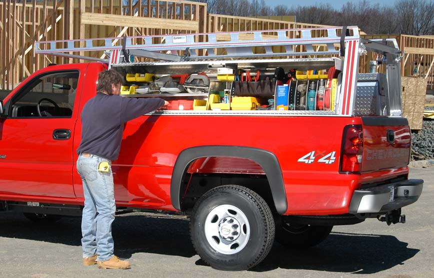 About Full Access Truck Tool Boxes - System One aluminum ladder racks